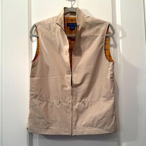 NWOT Astra Full Zip Stand Collar Golf Vest Sz M